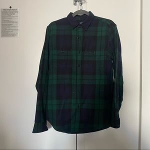 J crew button down flannel size small
